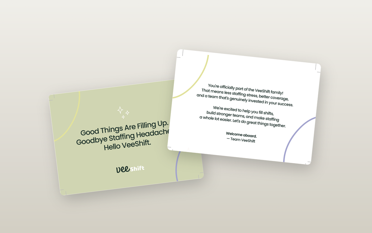 Facility Welcome - PR Card