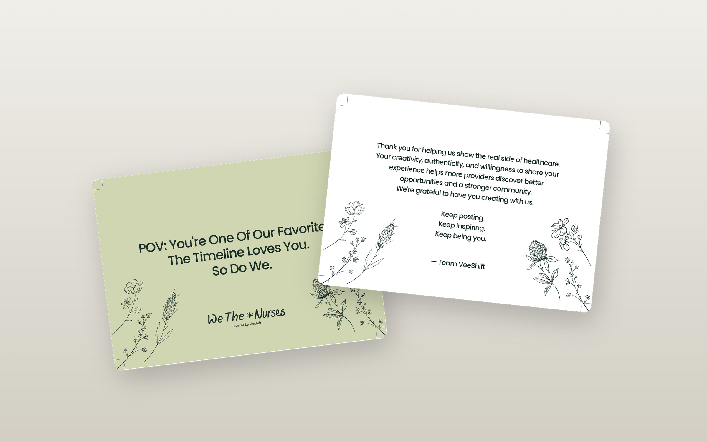 We the Nurses Ambassdor - PR Card